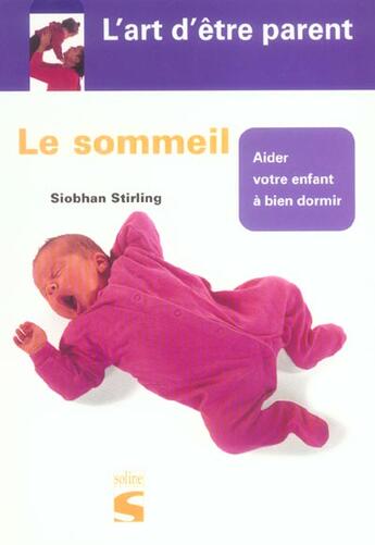 Couverture du livre « Le Sommeil » de Siobhan Stirling aux éditions Soline