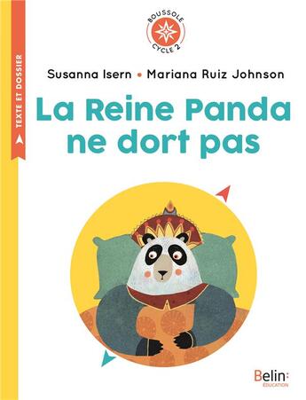 Couverture du livre « La reinep Panda ne dort pas » de Isern Susanna / Ruiz aux éditions Belin