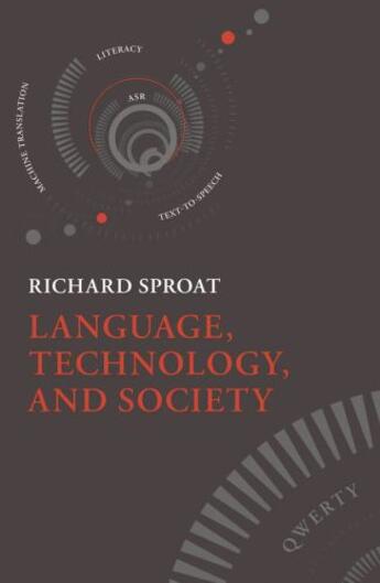 Couverture du livre « Language, Technology, and Society » de Sproat Richard aux éditions Oup Oxford