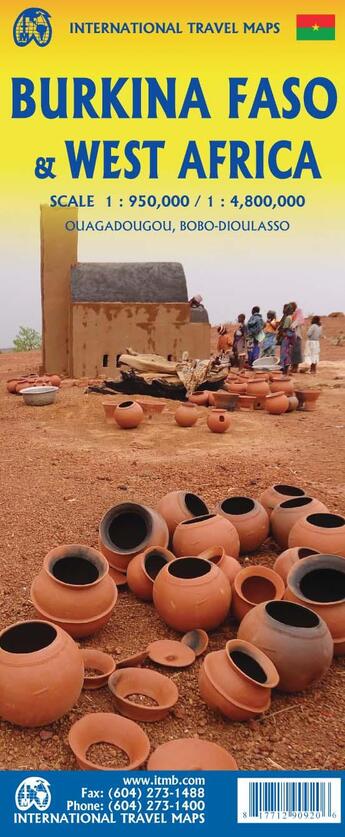 Couverture du livre « Burkina faso » de  aux éditions Itm