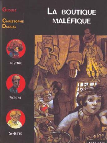 Couverture du livre « La Boutique Malefique » de Gudule aux éditions Nathan