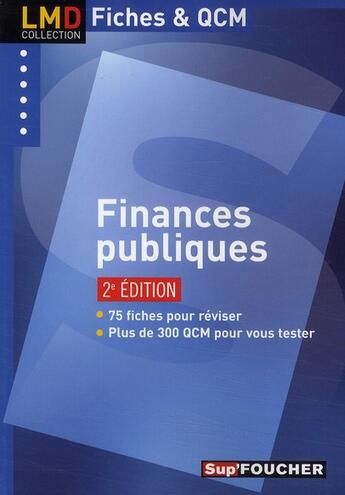 Couverture du livre « Finances publiques (2e édition) » de Xavier Cabannes aux éditions Foucher