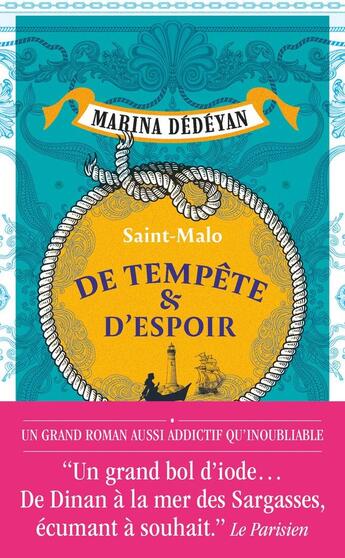 Couverture du livre « De tempête et d'espoir : Saint-Malo » de Marina Dedeyan aux éditions J'ai Lu