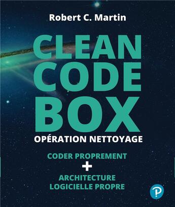 Couverture du livre « Clean code box, opération nettoyage » de Robert C. Martin aux éditions Pearson