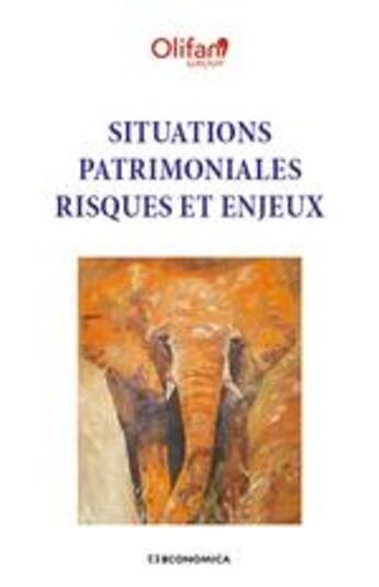 Couverture du livre « Situations patrimoniales ; risques et enjeux » de  aux éditions Economica