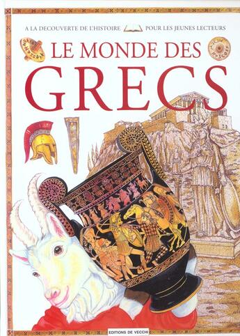 Couverture du livre « Le monde des grecs » de  aux éditions De Vecchi