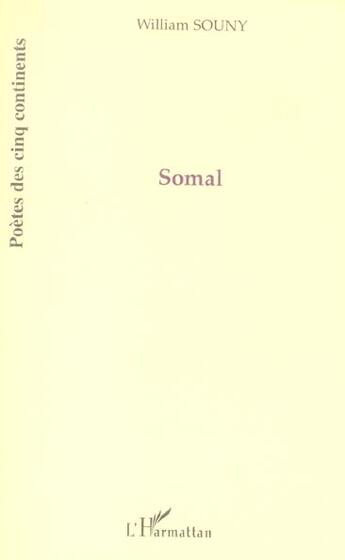 Couverture du livre « Somal » de William Souny aux éditions L'harmattan