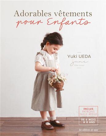 Couverture du livre « Adorables vêtements pour enfants » de Yuki Ueda aux éditions De Saxe