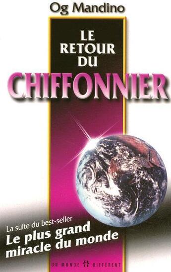 Couverture du livre « Le retour du chiffonnier » de Og Mandino aux éditions Un Monde Different