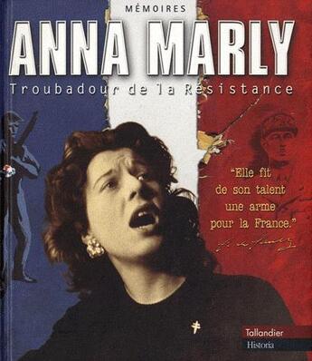 Couverture du livre « Anna Marly, troubadour de la Résistance » de  aux éditions Lbm