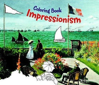 Couverture du livre « Impressionism coloring book » de Dor Kutschbach aux éditions Prestel