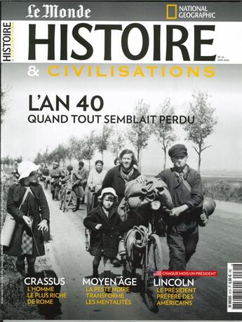 Couverture du livre « Histoire & civilisations n 61 l'an 40 quand tout semblait perdu - mai 2020 » de  aux éditions Malesherbes