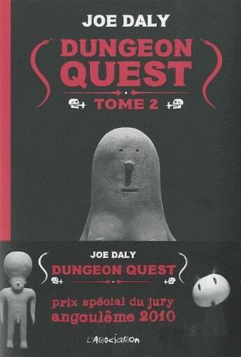 Couverture du livre « Dungeon quest Tome 2 » de Joe Daly aux éditions L'association