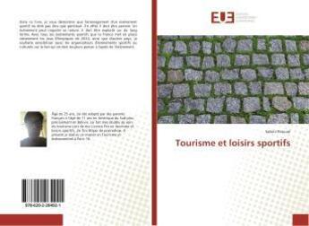 Couverture du livre « Tourisme et loisirs sportifs » de Pascual Sabini aux éditions Editions Universitaires Europeennes