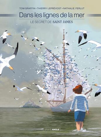 Couverture du livre « Dans les lignes de la mer : Le secret de Saint James » de Nathalie Ferlut et Tom Graffin aux éditions Bamboo