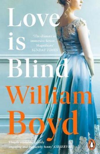 Couverture du livre « LOVE IS BLIND » de William Boyd aux éditions Penguin