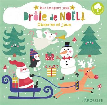 Couverture du livre « Drole de noel » de Nastja Holtfreter aux éditions Larousse