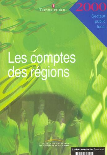 Couverture du livre « Les comptes des regions ; edition 2000 » de  aux éditions Documentation Francaise