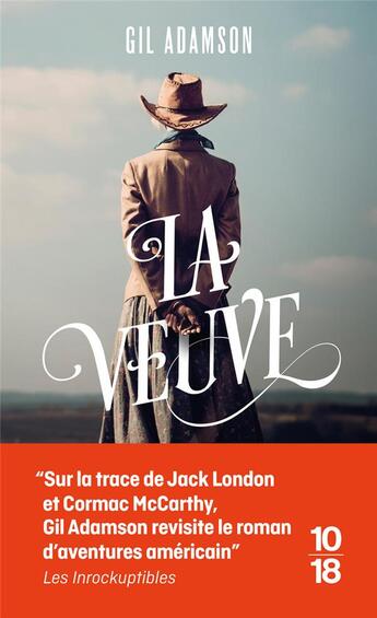 Couverture du livre « La veuve » de Gil Adamson aux éditions 10/18