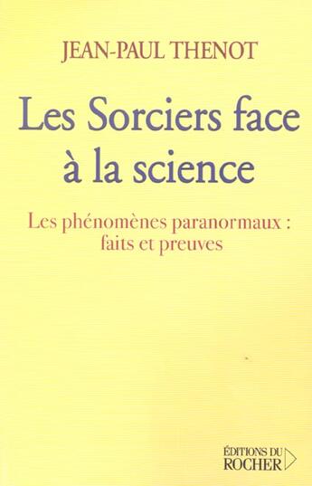 Couverture du livre « Sorciers face a la scienc » de  aux éditions Rocher