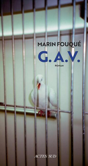 Couverture du livre « G. à. v. » de Marin Fouque aux éditions Actes Sud