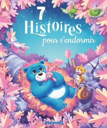 Couverture du livre « 7 histoires pour s'endormir » de Lea Fabre et Estelle Madeddu et Mireille Saver et Kabuki et Vayounette et Jeremy Parigi et Laurence Berthault Mocquet aux éditions Hemma