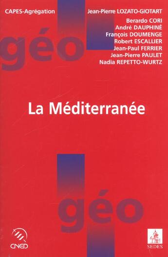 Couverture du livre « La Mediterranee » de Lozato et Giotart aux éditions Cdu Sedes