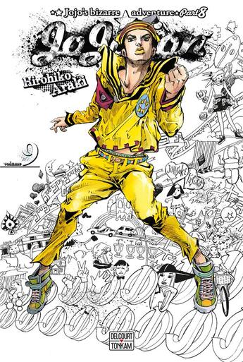 Couverture du livre « Jojo's bizarre adventure - saison 8 ; Jojolion Tome 9 » de Hirohiko Araki aux éditions Delcourt