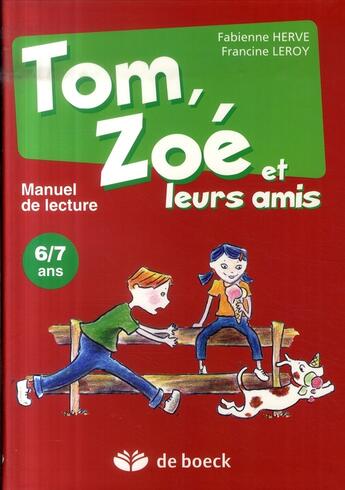 Couverture du livre « Tom, Zoe Et Leurs Amis - Manuel De L'Eleve » de Hervé aux éditions De Boeck