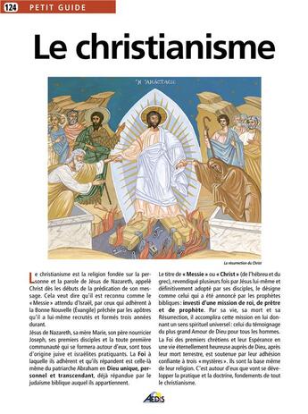 Couverture du livre « Le christianisme » de  aux éditions Aedis