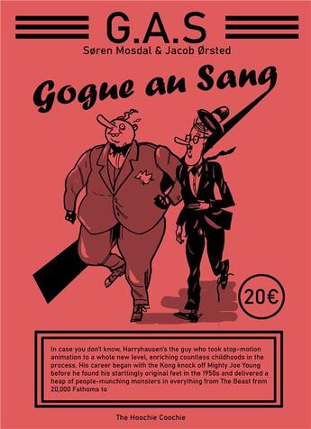 Couverture du livre « Gogue au sang » de Jacob Orsted et Mosdal Soren aux éditions The Hoochie Coochie