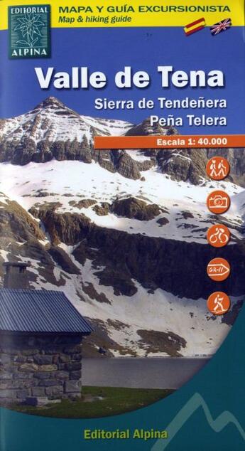 Couverture du livre « E-0 valle de tena/sierra tendenera 1/25.000 » de  aux éditions Alpina