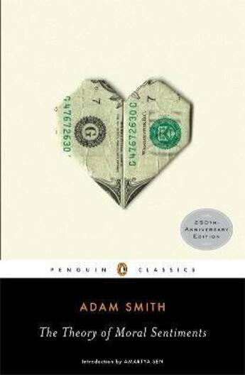 Couverture du livre « The theory of moral sentiments » de Adam Smith aux éditions Adult Pbs