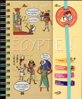 Couverture du livre « Dis-moi ! Egypte ! » de Pascal Prevot aux éditions Larousse