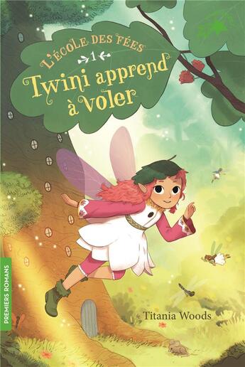 Couverture du livre « L'école des fées Tome 1 : Twini apprend à voler » de Titania Woods et Smiljana Coh aux éditions Gallimard-jeunesse