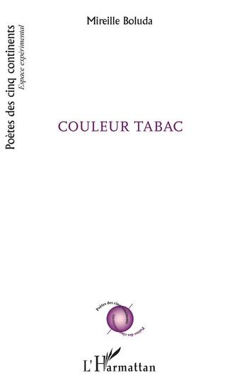 Couverture du livre « Couleur tabac » de Mireille Boluda aux éditions L'harmattan