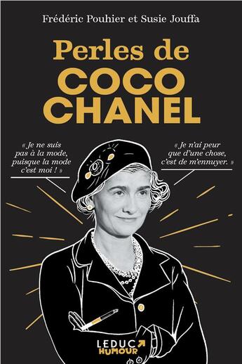 Couverture du livre « Perles de coco Chanel » de Frederic Pouhier et Susie Jouffa aux éditions Leduc Humour