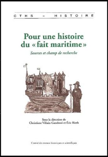 Couverture du livre « Pour une histoire du 