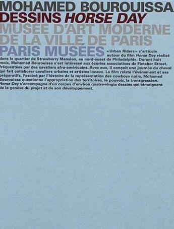Couverture du livre « Mohammed Bourouissa ; dessins horse day » de  aux éditions Paris-musees