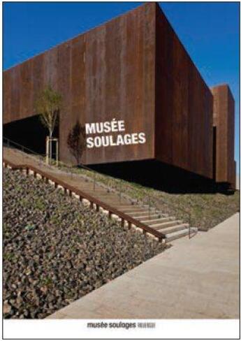 Couverture du livre « Musée Soulages » de Benoit Decron et Aurore Mechain et Bernard Bonnefon aux éditions Rouergue