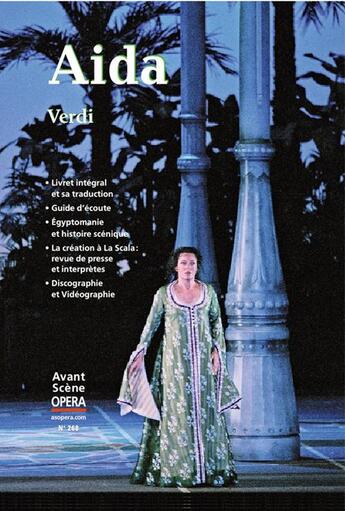 Couverture du livre « Aïda » de Giuseppe Verdi aux éditions L'avant-scene Opera