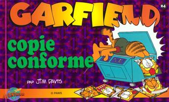 Couverture du livre « Garfield t.23 : copie conforme » de Jim Davis aux éditions Presses Aventure