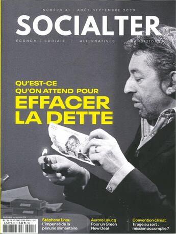 Couverture du livre « Socialter n 41 effacer la dette - ete/sept 2020 » de  aux éditions Socialter