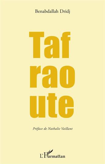 Couverture du livre « Tafraoute » de Benabdallah Dridj aux éditions L'harmattan