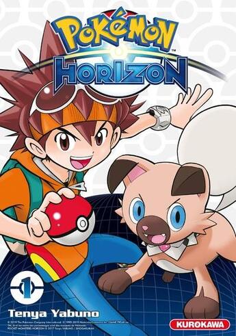 Couverture du livre « Pokémon - horizon Tome 1 » de Tenya Yabuno et Hidenori Kusaka aux éditions Kurokawa