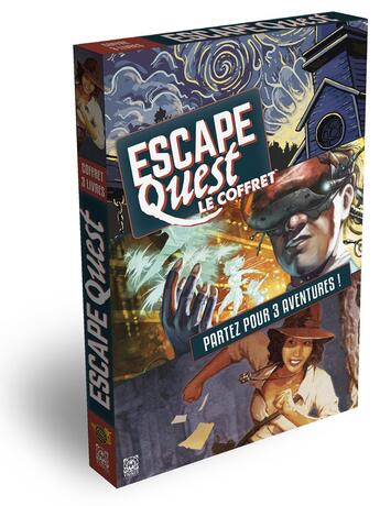 Couverture du livre « Escape quest ; COFFRET T.1 A T.3 » de  aux éditions Ynnis