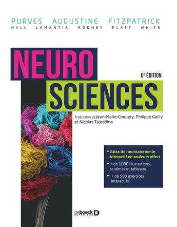 Couverture du livre « Neurosciences (6e édition) » de  aux éditions De Boeck Superieur