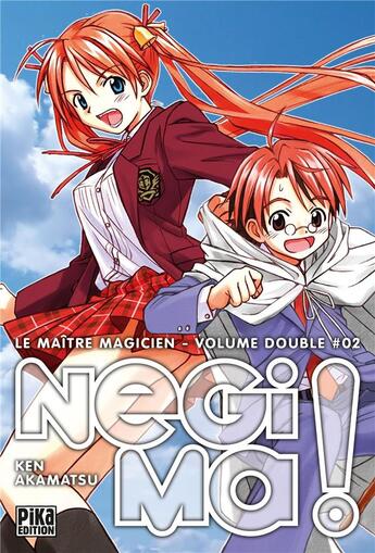 Couverture du livre « Negima ! le maître magicien Tome 3 et Tome 4 » de Ken Akamatsu aux éditions Pika