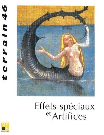 Couverture du livre « TERRAIN T.46 ; effets spéciaux et artifices » de  aux éditions Maison Des Sciences De L'homme