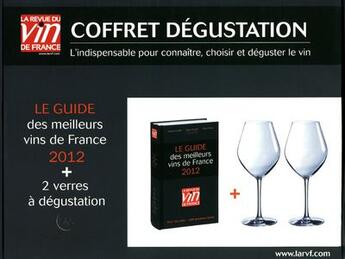 Couverture du livre « Coffret degustation La Revue du vin de France ; guide vert (édition 2012) » de Olivier Poussier aux éditions Revue Du Vin De France